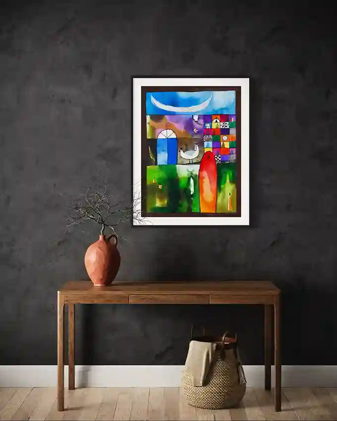 nightlight-abstract-small-art-print-framed-wall-mockup-abushariaa-ahmed-modern-home-decor